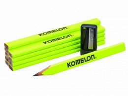 Komelon Carpenters Pencils & Sharpener Set £4.99